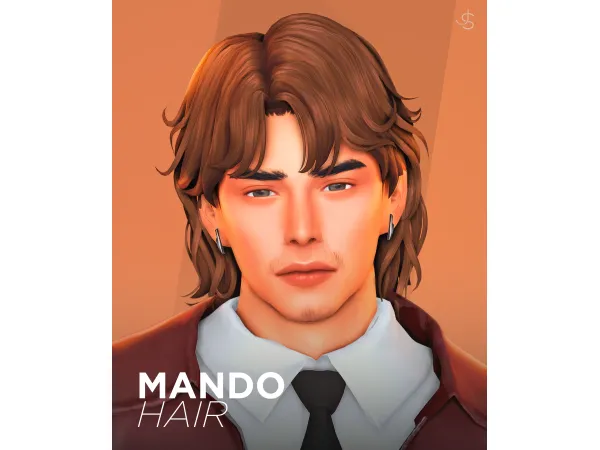Maxis Match Mando Hair by johnnysims - The Sims 4 Custom Content
