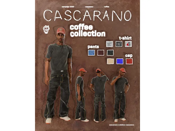 Alpha COFFEE COLLECTION by cascarano - The Sims 4 Custom Content