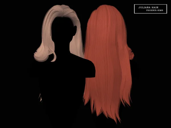 Alpha Juliana Hair - The Sims 4 Custom Content