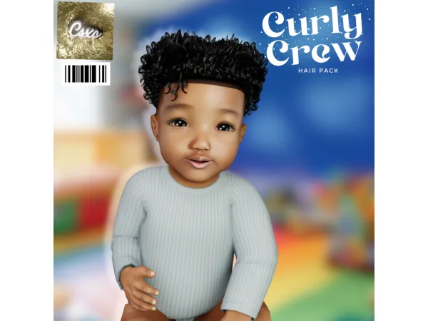 Curly Crew Hair Pack by cecesimsxo