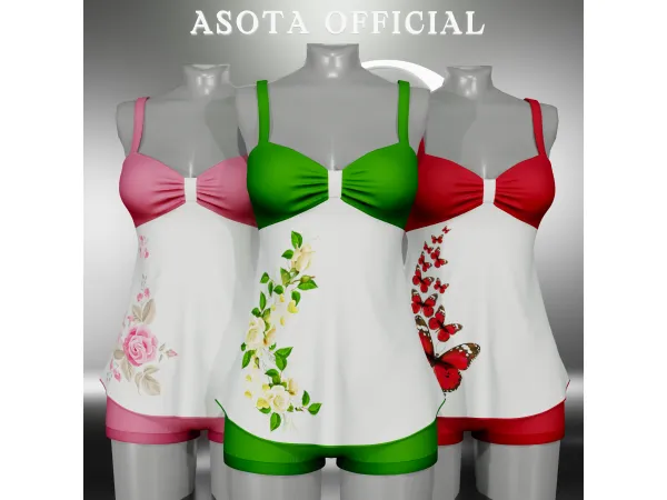 Alpha [ASOTA OFFICIAL] Charlotte Outfit - The Sims 4 custom content