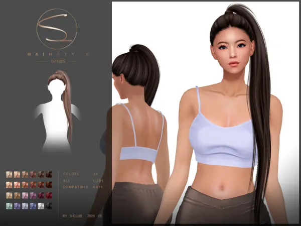 S-Club_071025_ long ponytail hair