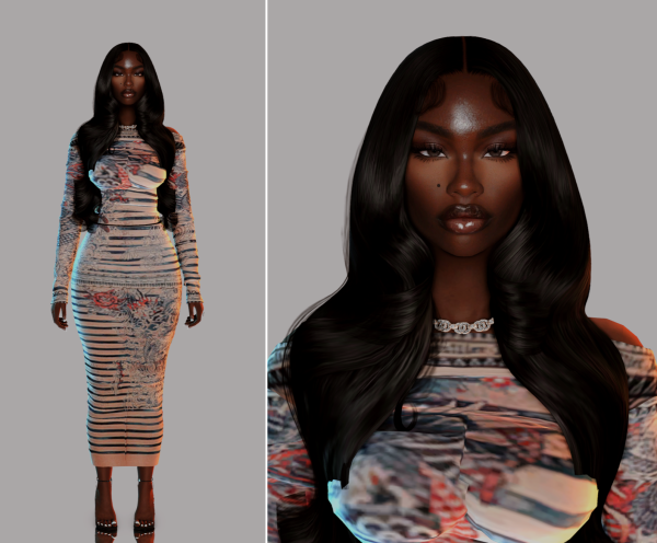 Alpha ALYSHA VINSON by TTopixx - The Sims 4 Custom Content