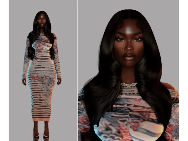 Alpha ALYSHA VINSON by TTopixx - The Sims 4 Custom Content
