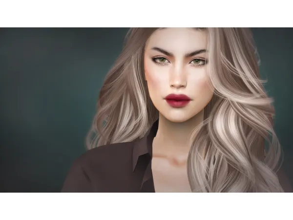 Alpha CRYSTAL EYELINER (2D LASHES) by Remussirion - The Sims 4 Custom Content