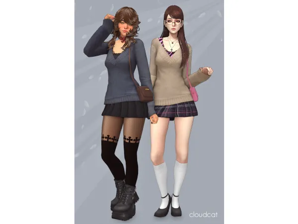 Maxis Match If I Told You Set by cloudcatsims - The Sims 4 Custom Content