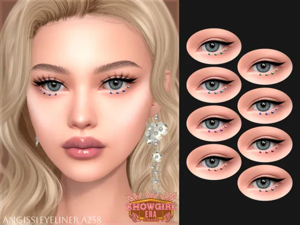Alpha Eyeliner A258 by ANGISSI - The Sims 4 Custom Content