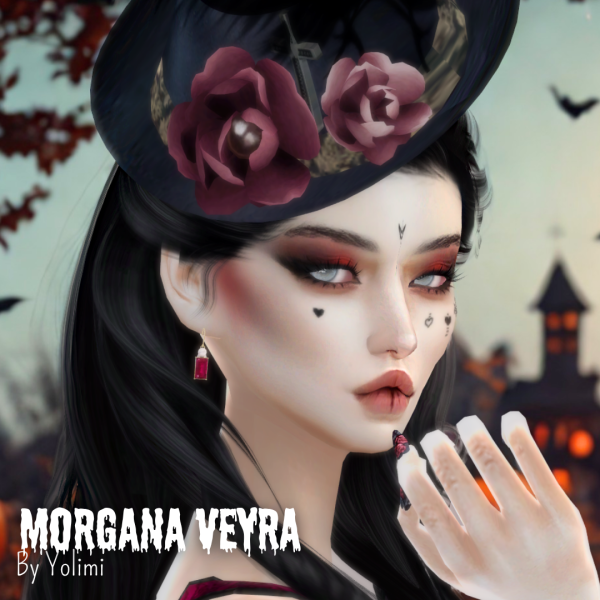 Alpha Halloween Freebie by yolimi - The Sims 4 Custom Content