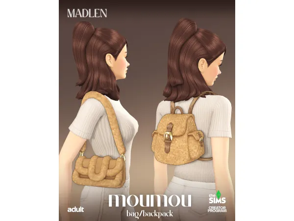 Maxis Match Moumou (Bag Set) by madlen - The Sims 4 Custom Content