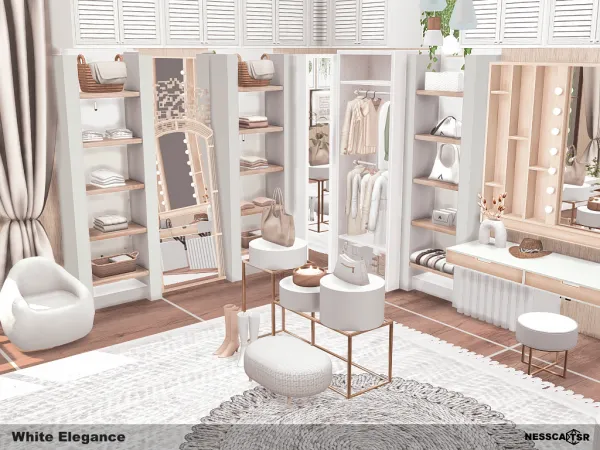 Mix White Elegance - The Sims 4 Custom Content