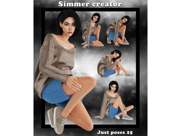 Mix Just poses 25 - The Sims 4 Custom Content