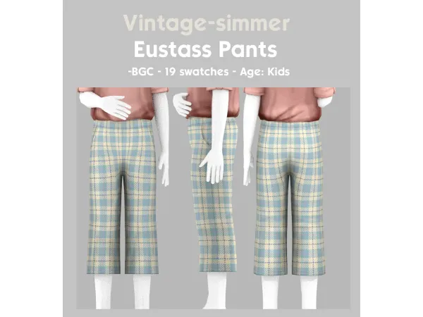 Maxis Match Maxis Match Pants for Kids simmer by vintage - The Sims 4 Custom Content