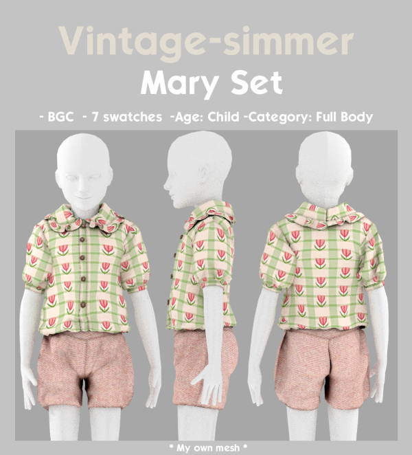 Alpha Alpha Set for Kids simmer by simsfinds - The Sims 4 Custom Content