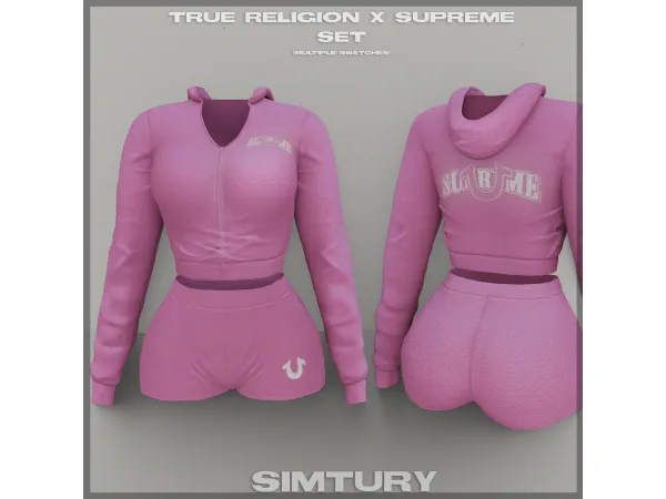 Alpha true religion x supreme by Simtury - The Sims 4 Custom Content