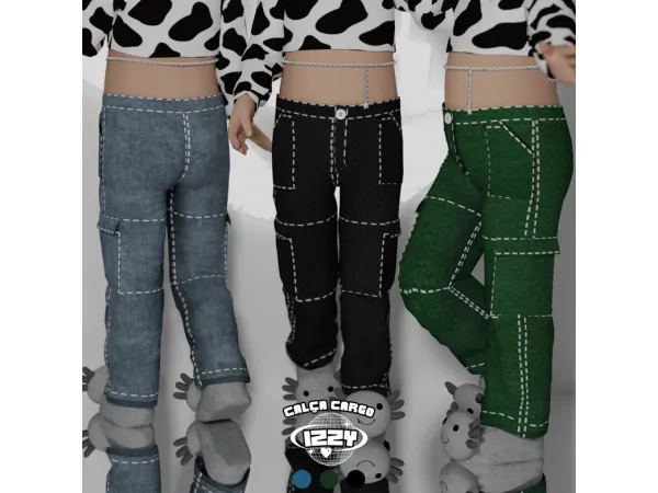 Mix Toddler cargo pants by moasimscc - The Sims 4 Custom Content