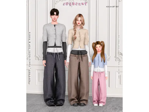 [SUNBERRY]#25.54 GIFT SET🎁_Family Outfit Set