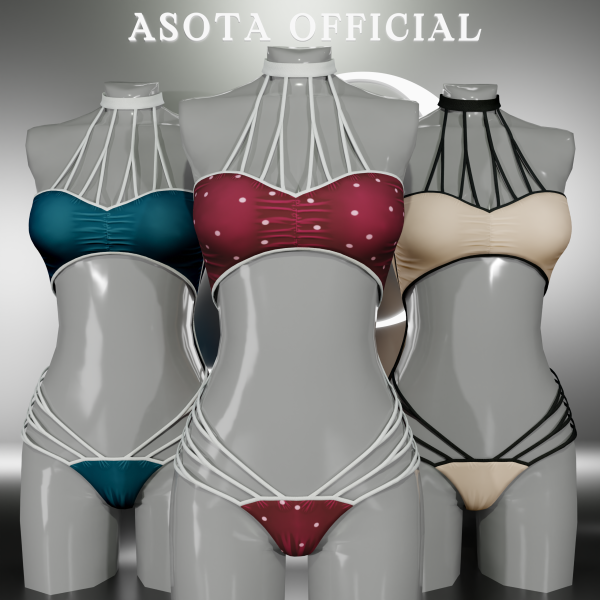 Alpha [ASOTA OFFICIAL] Misty Swimsuit by asotaofficial - The Sims 4 Custom Content