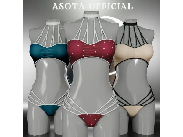 Alpha [ASOTA OFFICIAL] Misty Swimsuit - The Sims 4 Custom Content