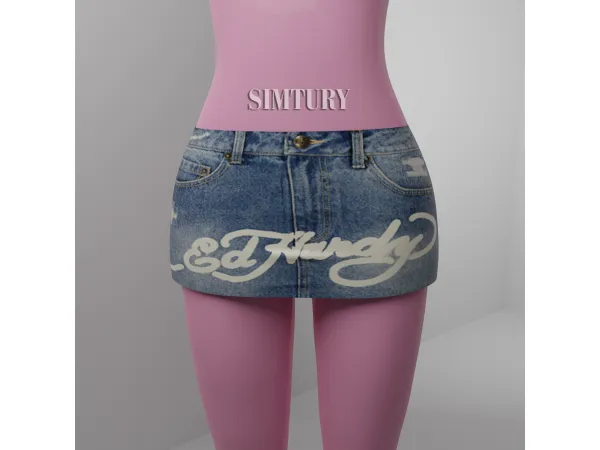 Alpha Ed Hardy by Simtury - The Sims 4 Custom Content