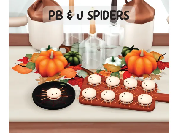Maxis Match PB J Spiders by alwaysjustjay - The Sims 4 Custom Content