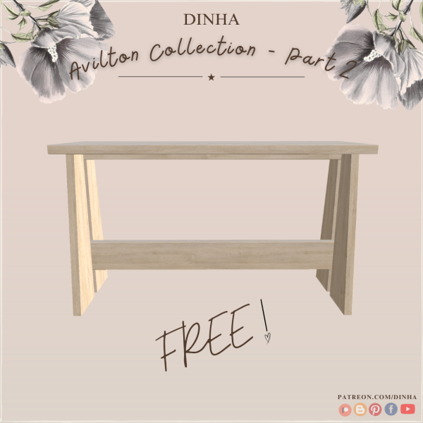 Alpha Avilton Console by dinhagamer - The Sims 4 Custom Content