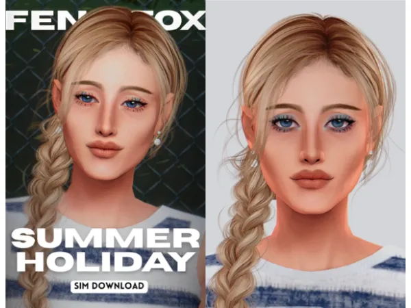 Mix Summer Holiday Townie Makeover - The Sims 4 Custom Content