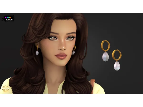 Maxis Match APRIL SET EARRINGS by modcollective - The Sims 4 Custom Content