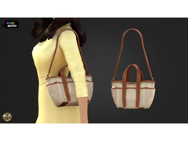 Maxis Match APRIL SET TOTEBAG by modcollective - The Sims 4 Custom Content