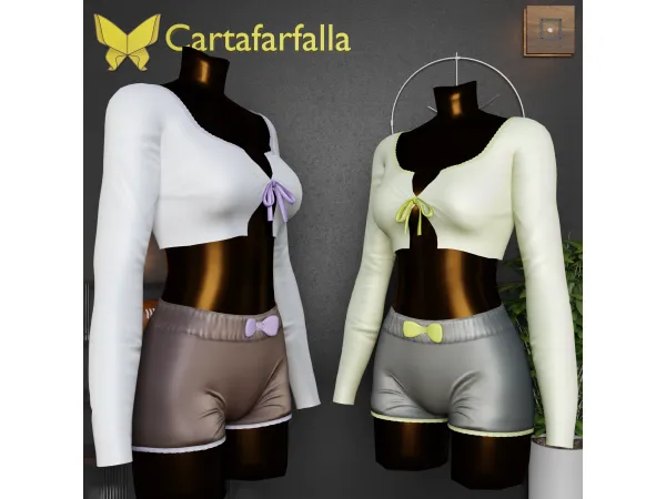 Alpha Cartafarfalla Allura set - The Sims 4 Custom Content