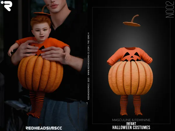 Alpha IU HALLOWEEN COSTUMES N002 - The Sims 4 Custom Content