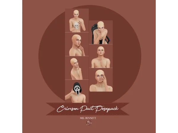 Mix Crimson Pact Posepack - The Sims 4 Custom Content