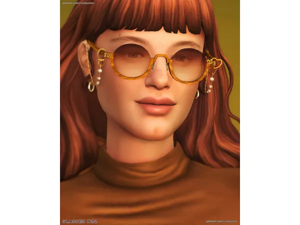 Maxis Match Glasses N22 N24 by rustysims - The Sims 4 Custom Content