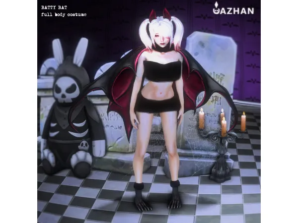 Alpha [BATTY BAT] by cazhancc - The Sims 4 Custom Content