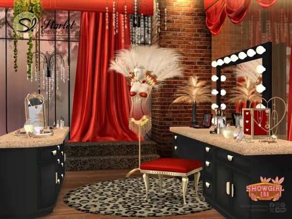 Alpha Starlet Dressing Room - The Sims 4 Custom Content