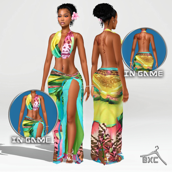 Alpha BORA BORA SET by simsfinds - The Sims 4 Custom Content