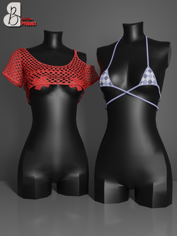 Alpha Bre Mesh Agita Bra by billion_project666 - The Sims 4 Custom Content