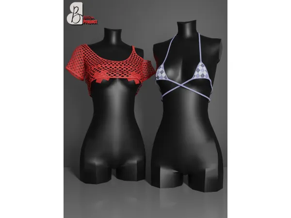 Alpha Bre Mesh Agita Bra - The Sims 4 Custom Content