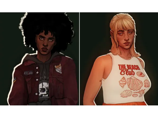 Maxis Match SIM DUMP 1 by athabascasims - The Sims 4 Custom Content