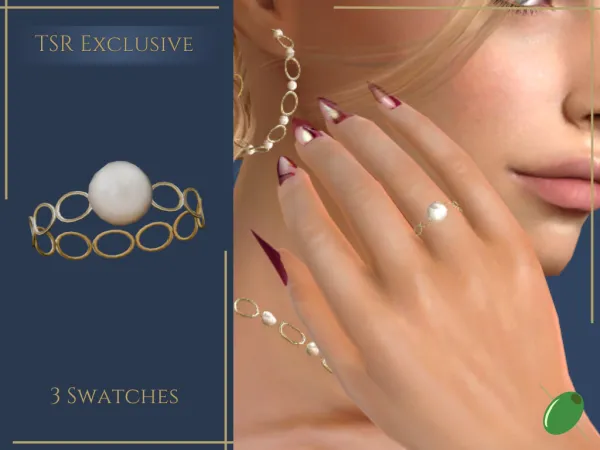 Alpha Olga Ring - The Sims 4 Custom Content