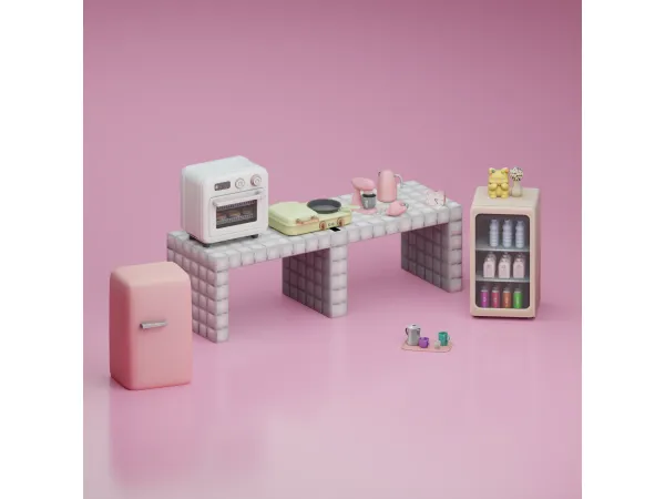 Maxis Match The Mini Munchies Set by SnootySims - The Sims 4 Custom Content