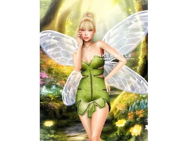 Alpha Tinkerbelle (Sim Download) - The Sims 4 Custom Content