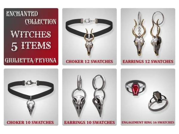 Alpha Enchanted Collection Witches - The Sims 4 Custom Content