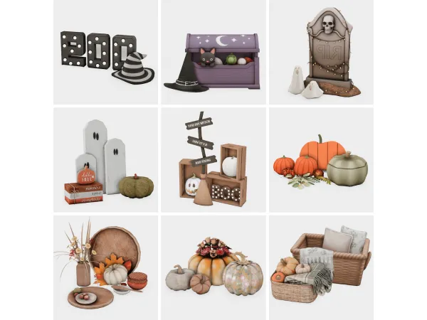Maxis Match fall halloween must haves sims 4 finds by boujeesimss - The Sims 4 Custom Content