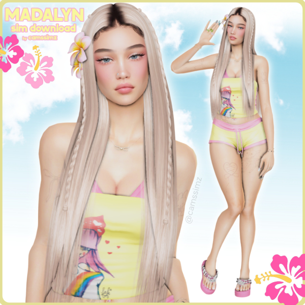 Alpha madalyn by simsfinds - The Sims 4 Custom Content