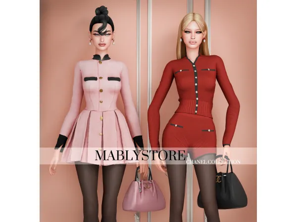 Alpha CHANEL COLLECTION 2025 by Mably - The Sims 4 Custom Content