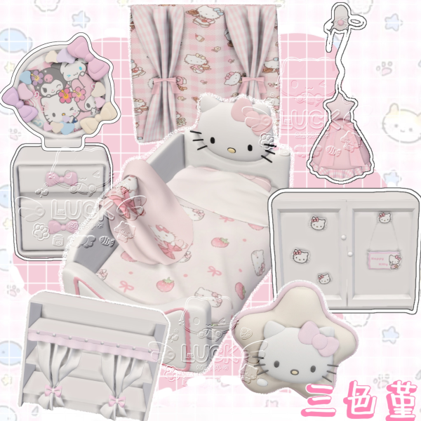 Maxis Match Kitty's little nest by simsfinds - The Sims 4 custom content