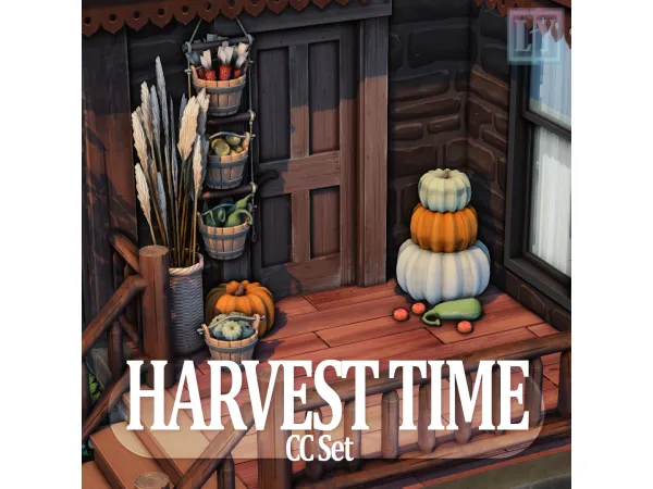 Maxis Match Harvest TimeSET by LuuFORYou - The Sims 4 Custom Content