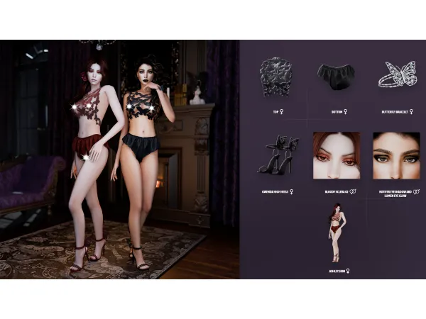 Alpha Creepy Sleepy 2 Lookbook - The Sims 4 Custom Content