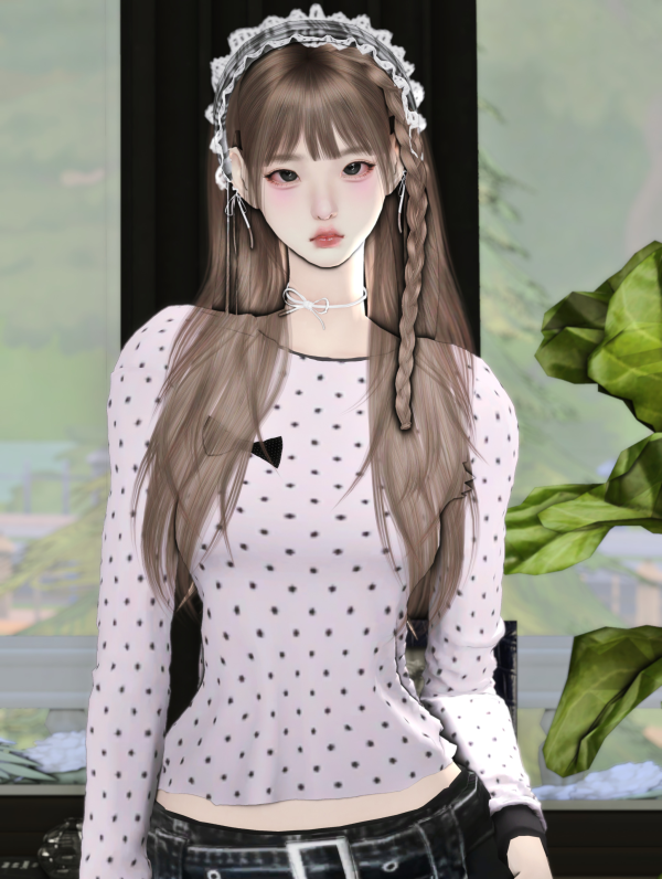 Maxis Match Soulmate_N30_Top by simsfinds - The Sims 4 Custom Content