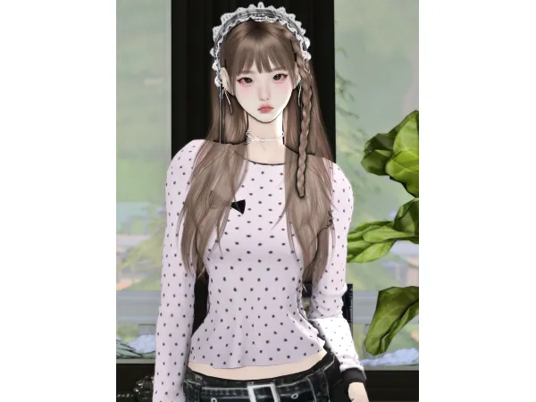 Maxis Match Soulmate_N30_Top - The Sims 4 Custom Content